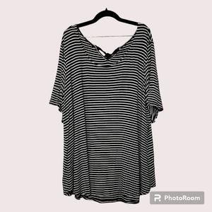 Symple NYC 2x striped top tunic